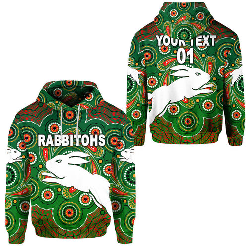 custom-personalised-south-sydney-rabbitohs-hoodie-2021-indigenous-vibes-green-custom-text-and-number