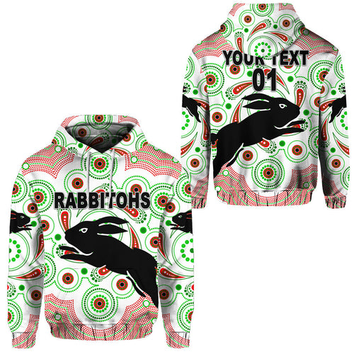 custom-personalised-south-sydney-rabbitohs-hoodie-2021-indigenous-vibes-white-custom-text-and-number