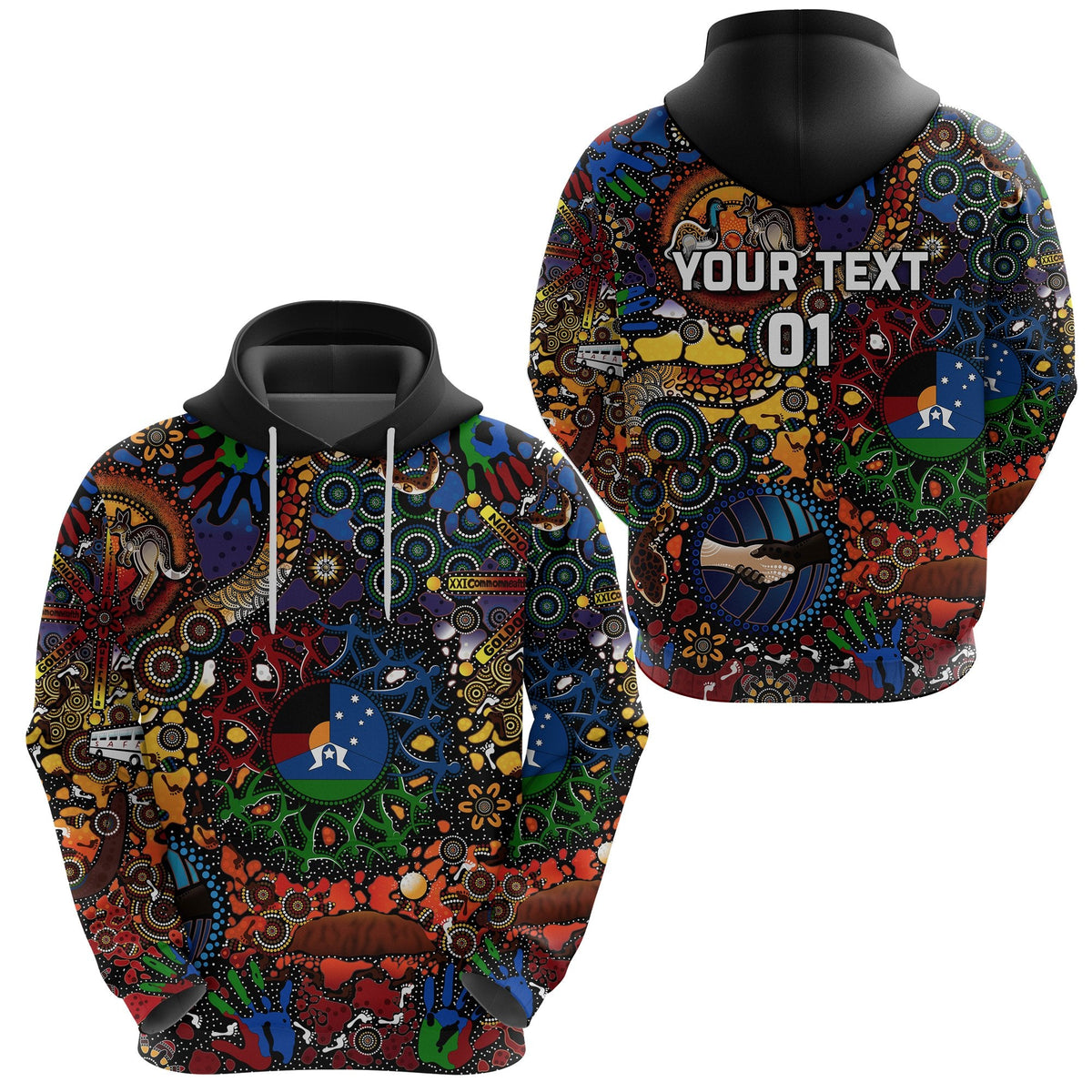custom-personalised-australia-naidoc-week-2021-hoodie-indigenous-be-proud-custom-text-and-number