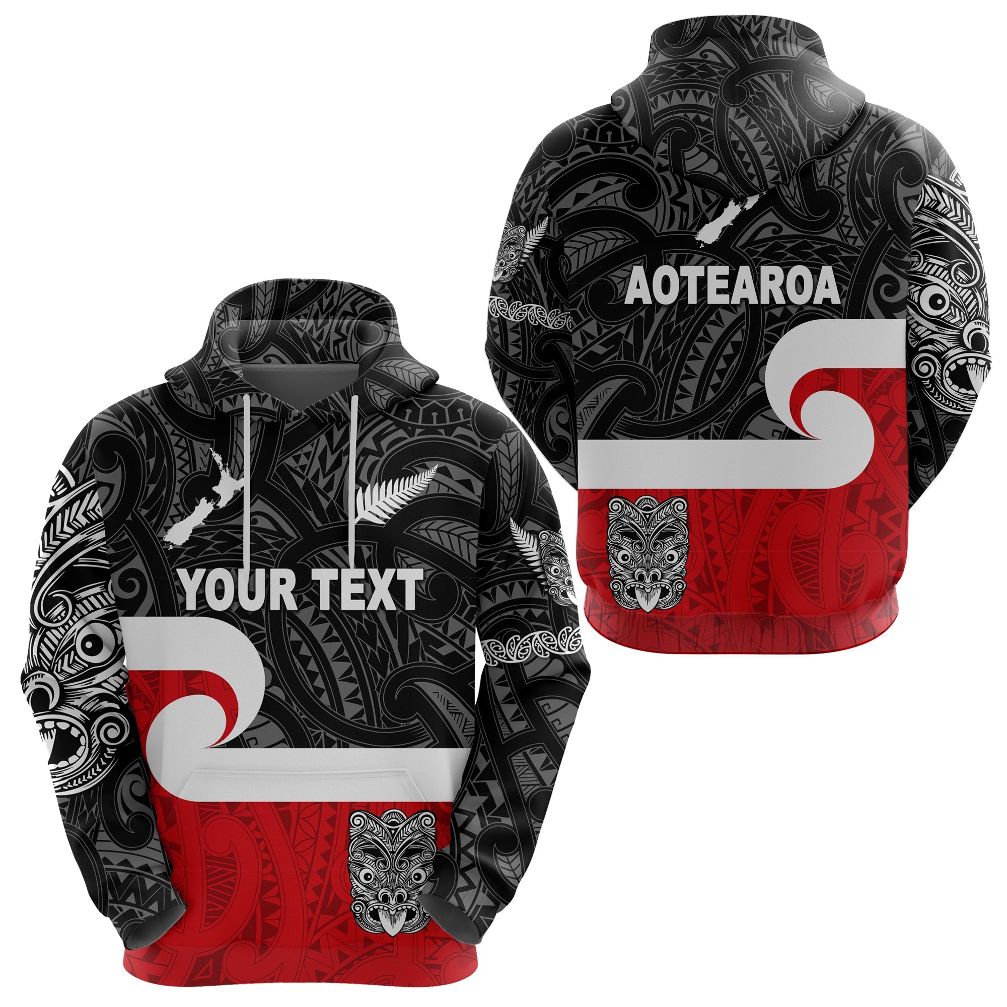 custom-personalised-maori-aotearoa-haka-hoodie-new-zealand-simple