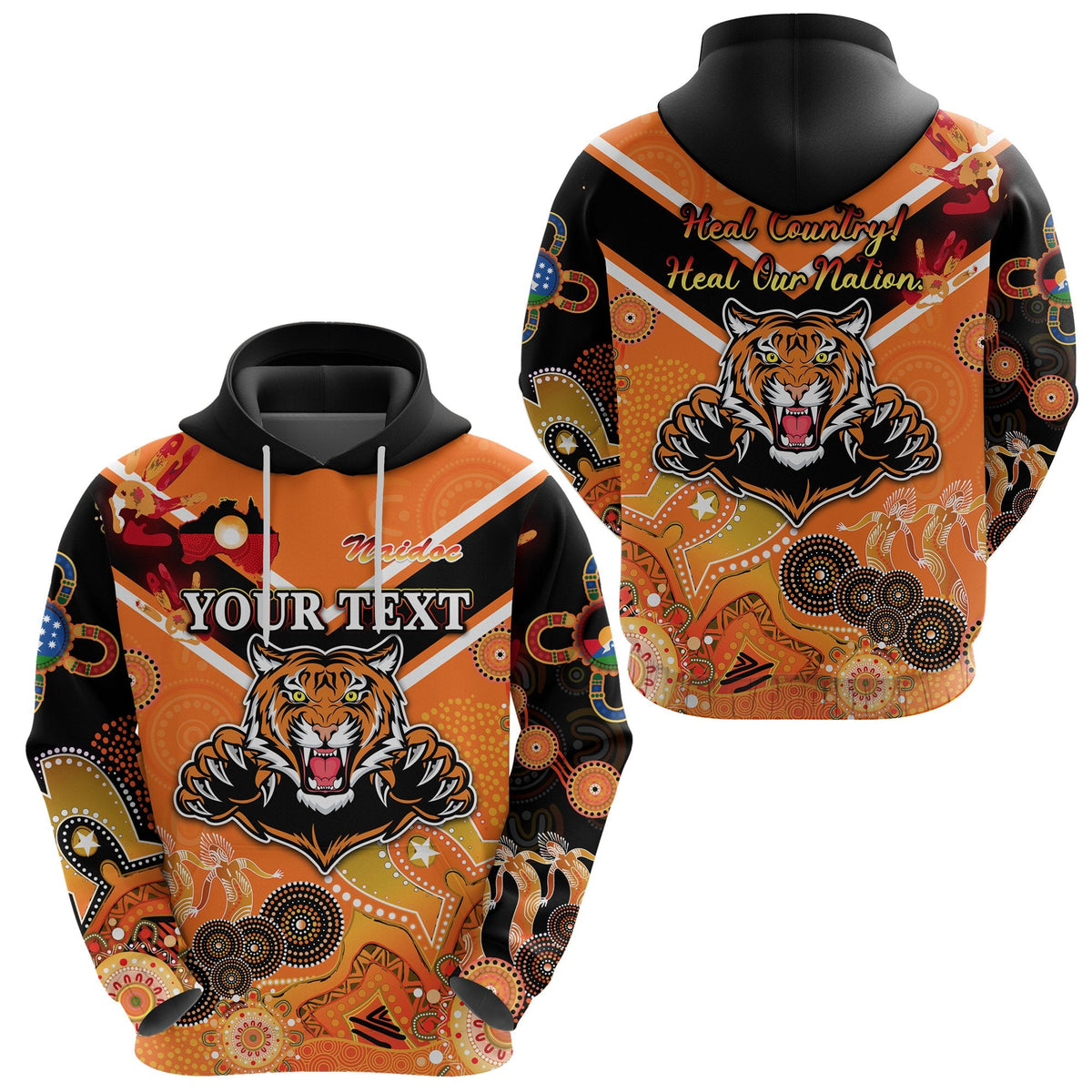 custom-personalised-wests-hoodie-tigers-indigenous-naidoc-heal-country-heal-our-nation-orange-no-1