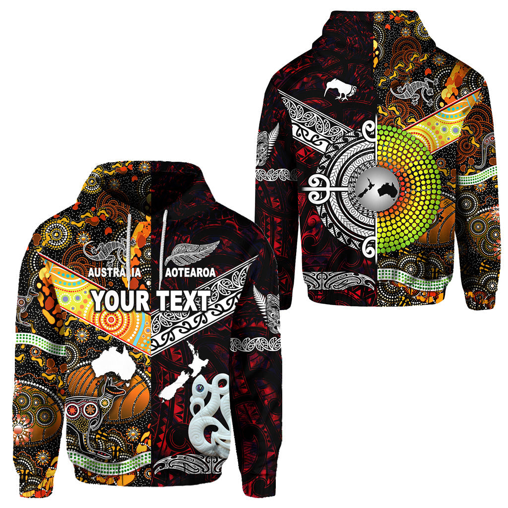 custom-personalised-new-zealand-maori-aotearoa-and-australia-aboriginal-hoodie-together-red