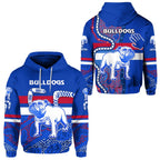 Western Hoodie Bulldogs Indigenous Simple Style