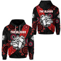 West Football Club Alice Springs Hoodie The Bloods Indigenous Version LT8