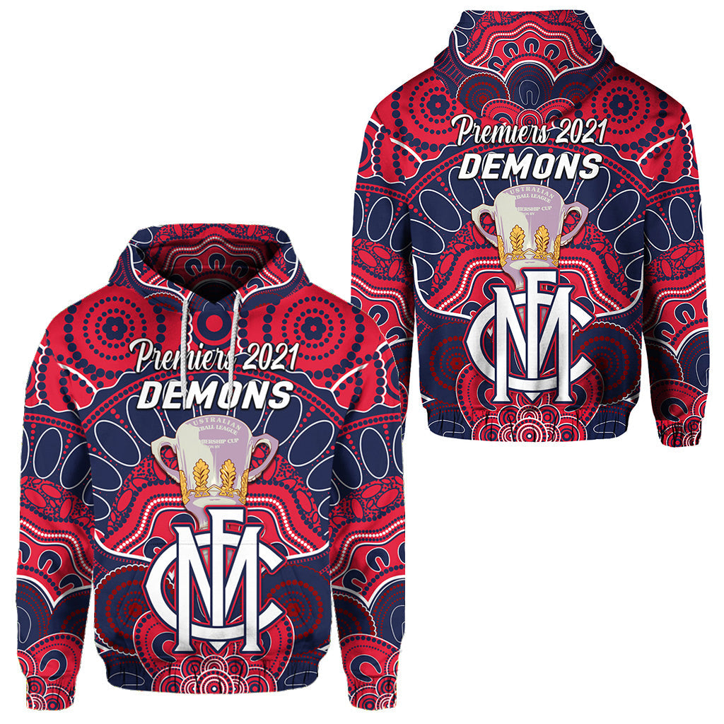 melbourne-demons-indigenous-hoodie-football-2021-premiers-trophy