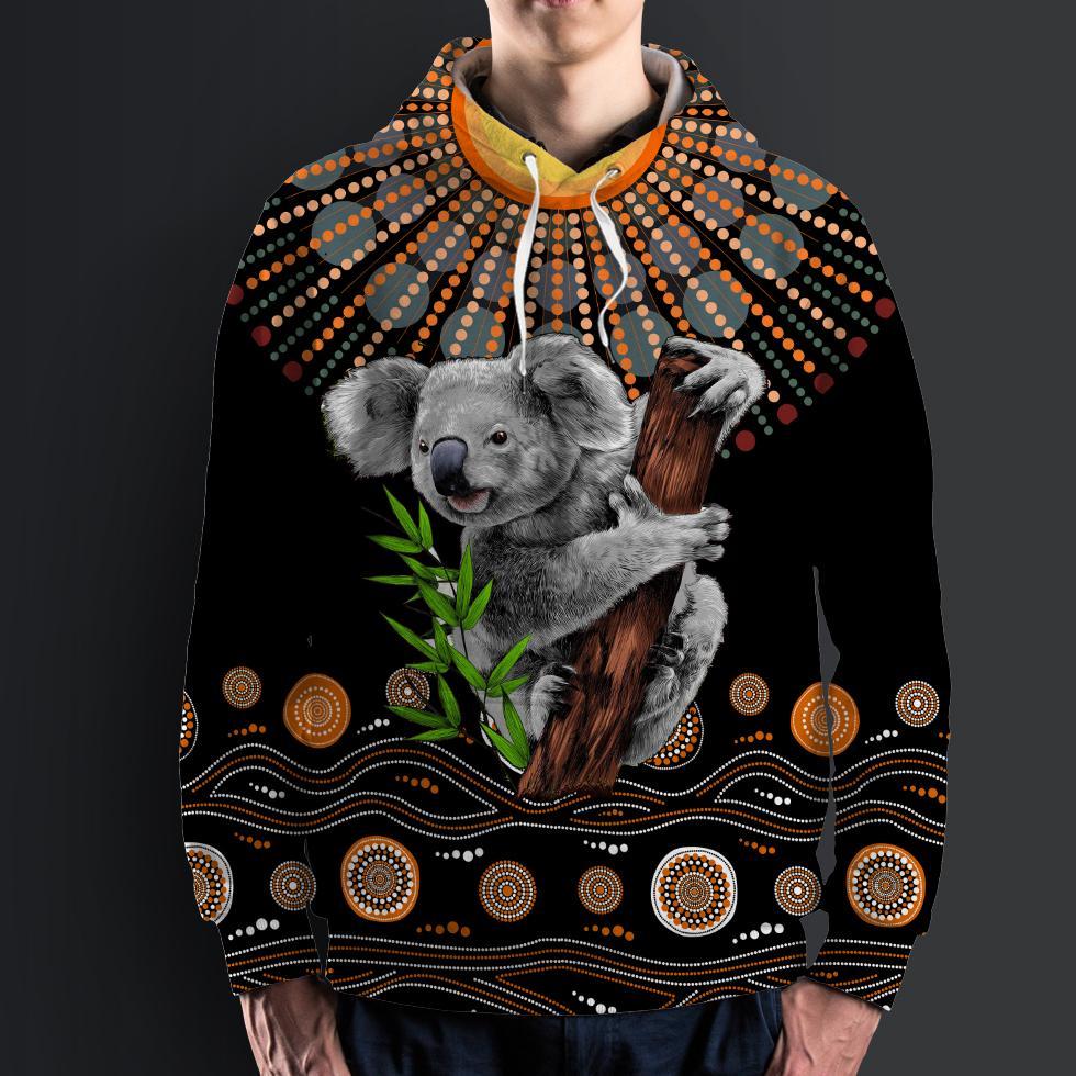 aboriginal-hoodie-koala-sun-circle-dot-painting-all-over-print