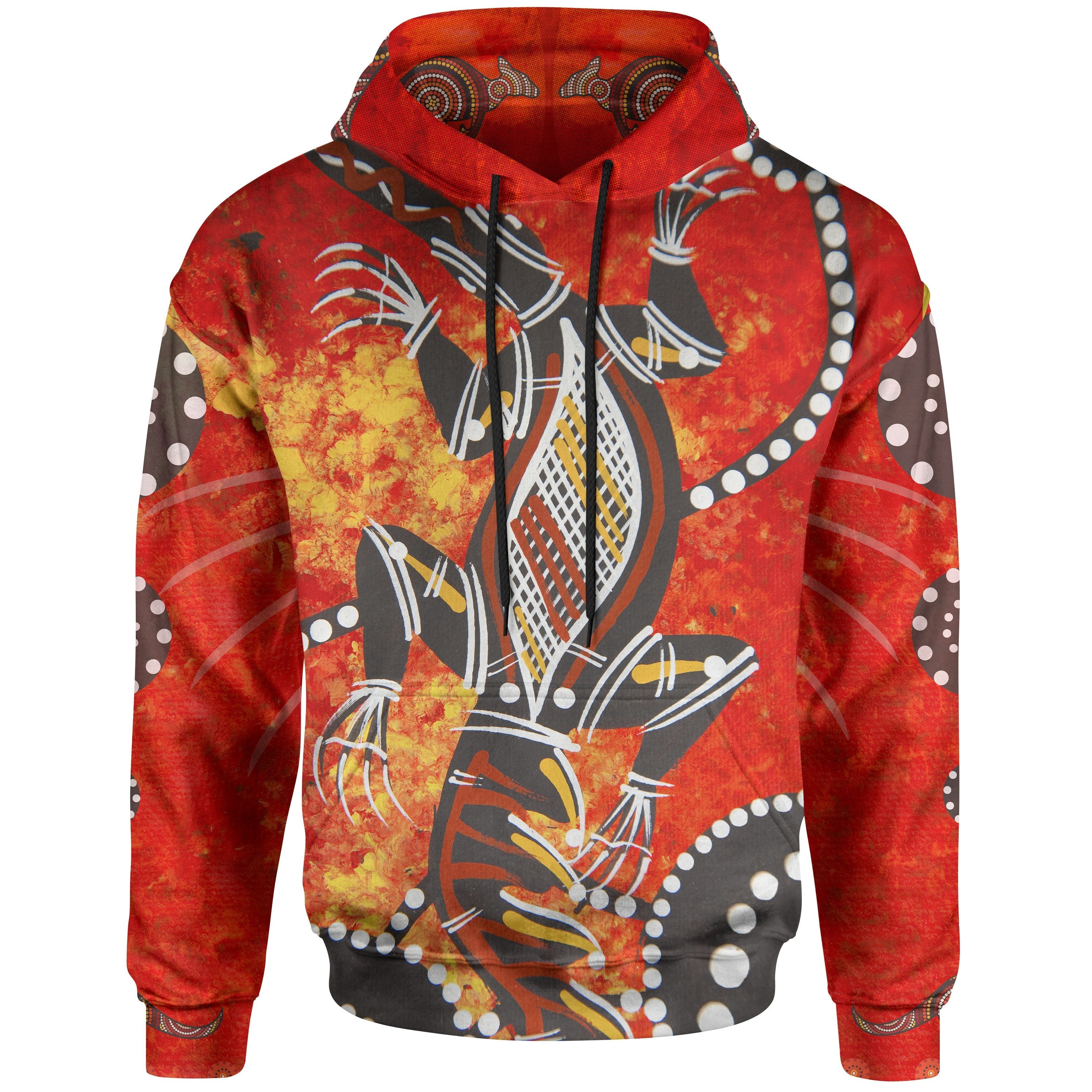 aboriginal-hoodie-crocodile-and-kangaroo-dot-painting-art