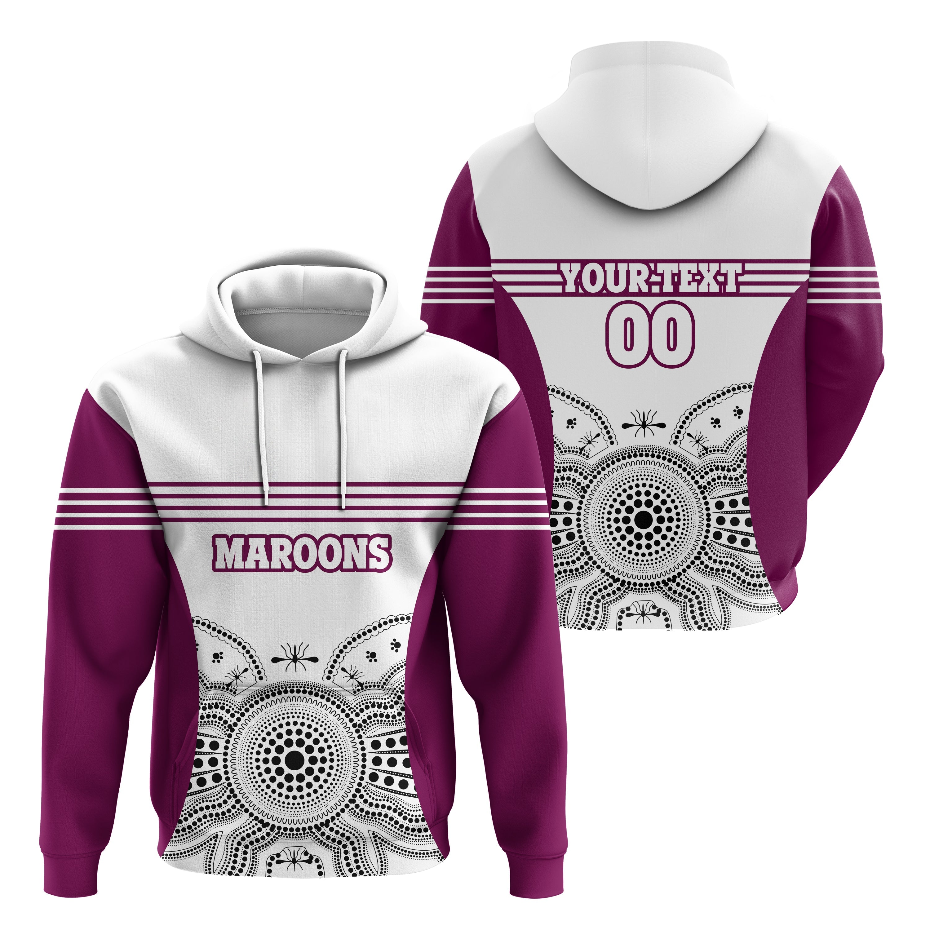 custom-personalised-queensland-hoodie-maroons-simple-sport-style