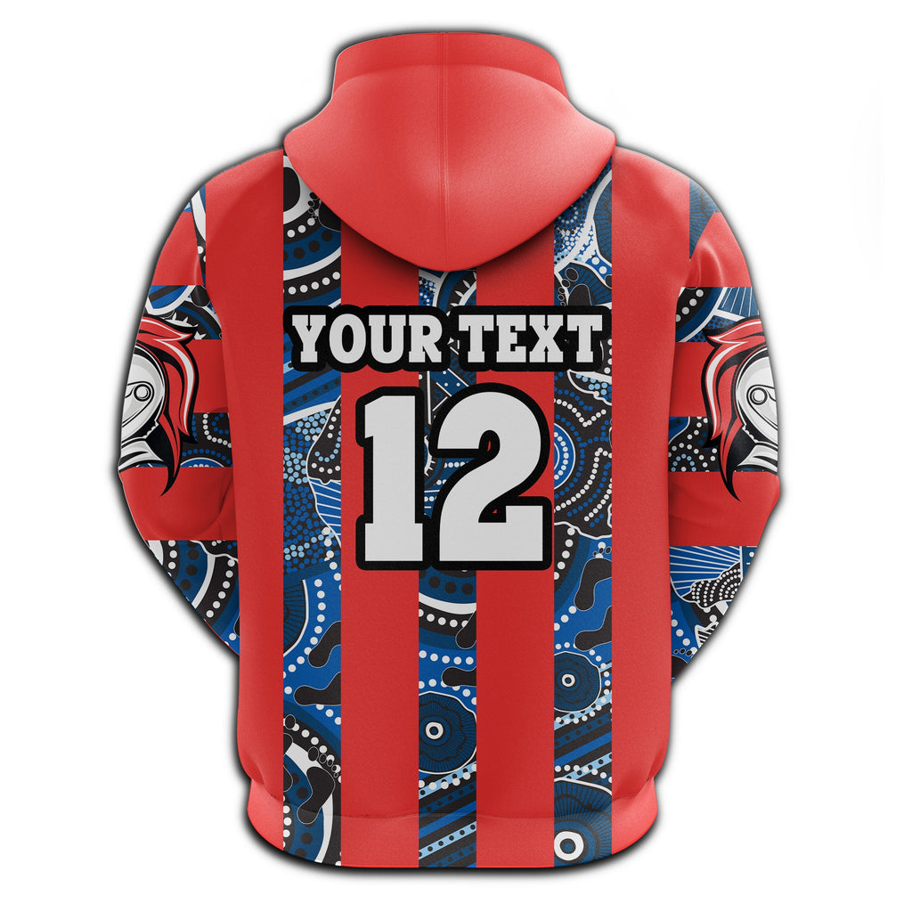 custom-personalised-knights-hoodie-newcastle-aboriginal-vertical-style