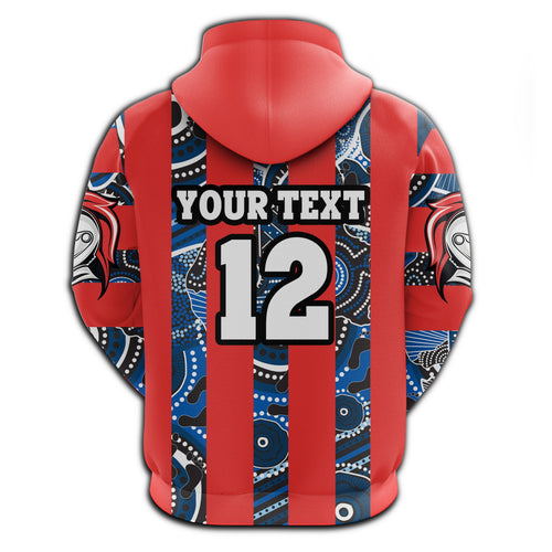 custom-personalised-knights-hoodie-newcastle-aboriginal-vertical-style