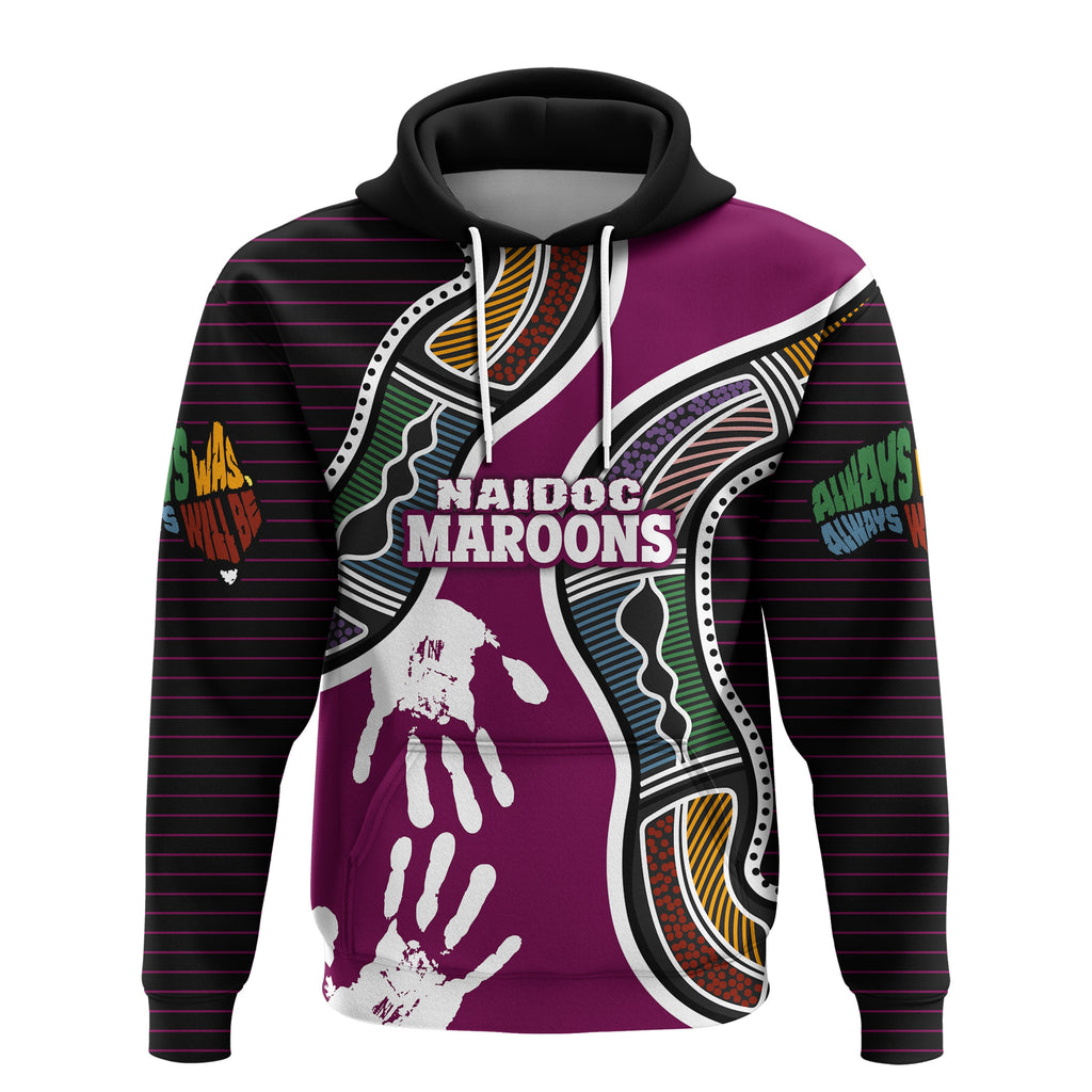 custom-personalised-queensland-naidoc-week-hoodie-maroons-aboriginal-sport-style