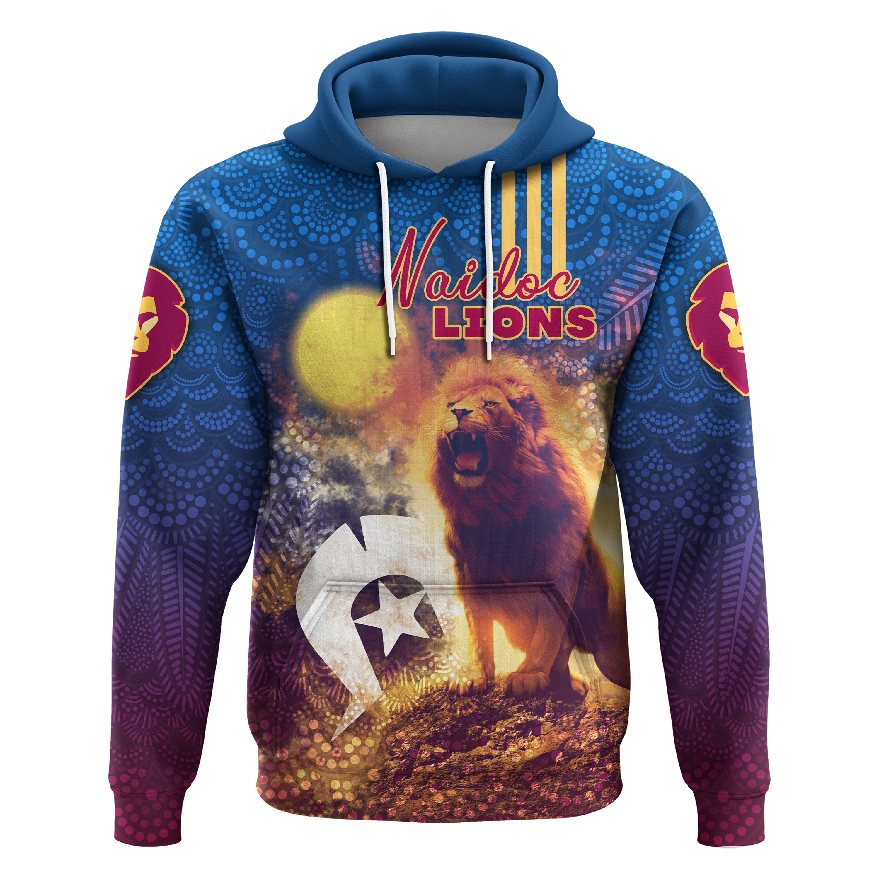 custom-personalised-brisbane-hoodie-lions-naidoc-week-3d-sport-style