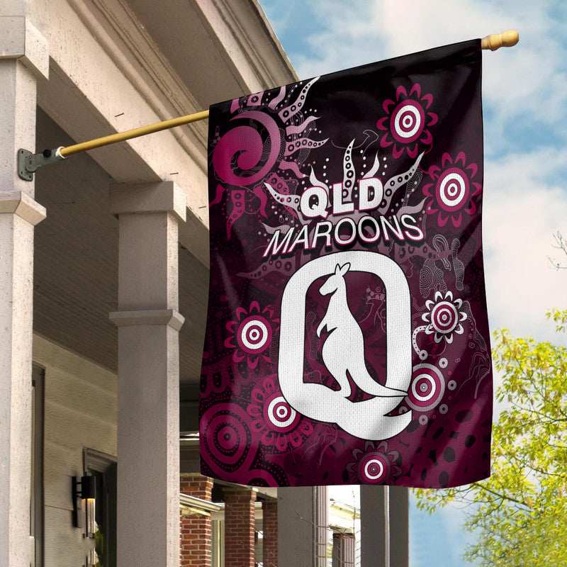QLD Maroons Flag Aboriginal  LT6