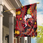 custom-personalised-naidoc-aboriginal-lizard-flag-red-style