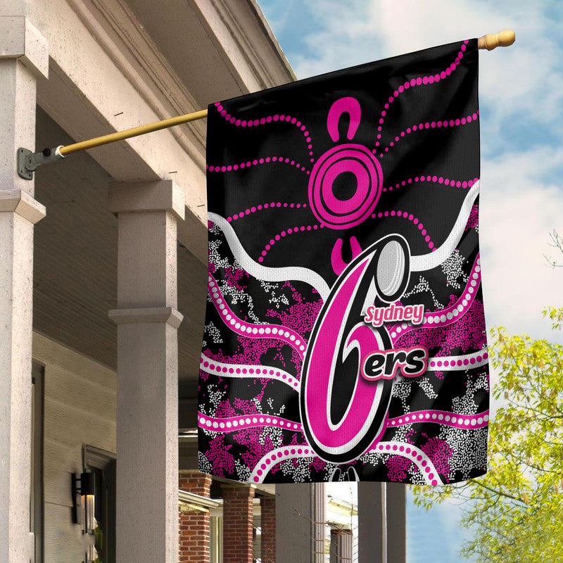 sydney-sixers-flag-cricket-dot-aboriginal