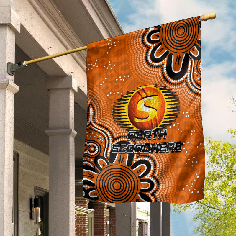 scorchers-cricket-flag-aboriginal-orange