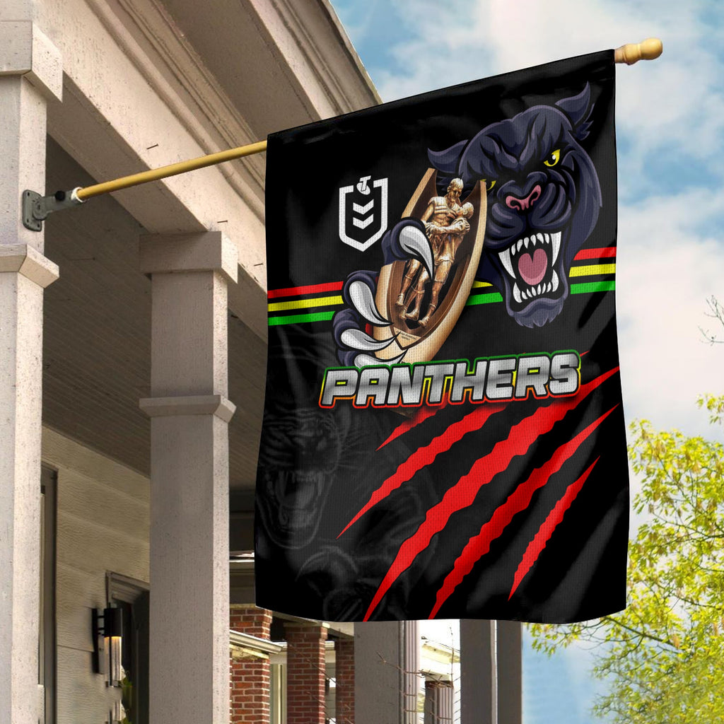 Panthers Rugby Flag Premiers 2022 Black Vibe