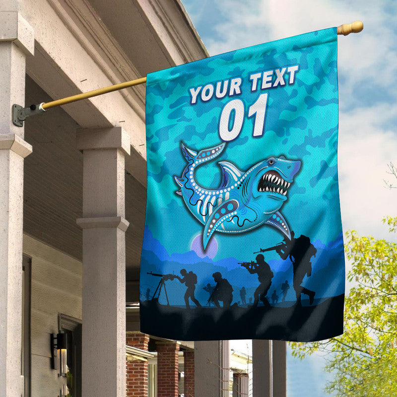 custom-personalised-cronulla-sutherland-sharks-anzac-2022-flag-simple-style-blue