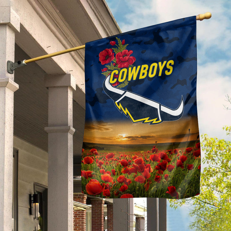 north-queensland-cowboys-anzac-2022-flag-poppy-flowers-vibes-blue