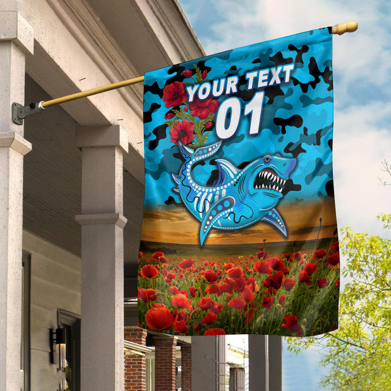 custom-personalised-cronulla-sutherland-sharks-anzac-2022-flag-poppy-flowers-vibes