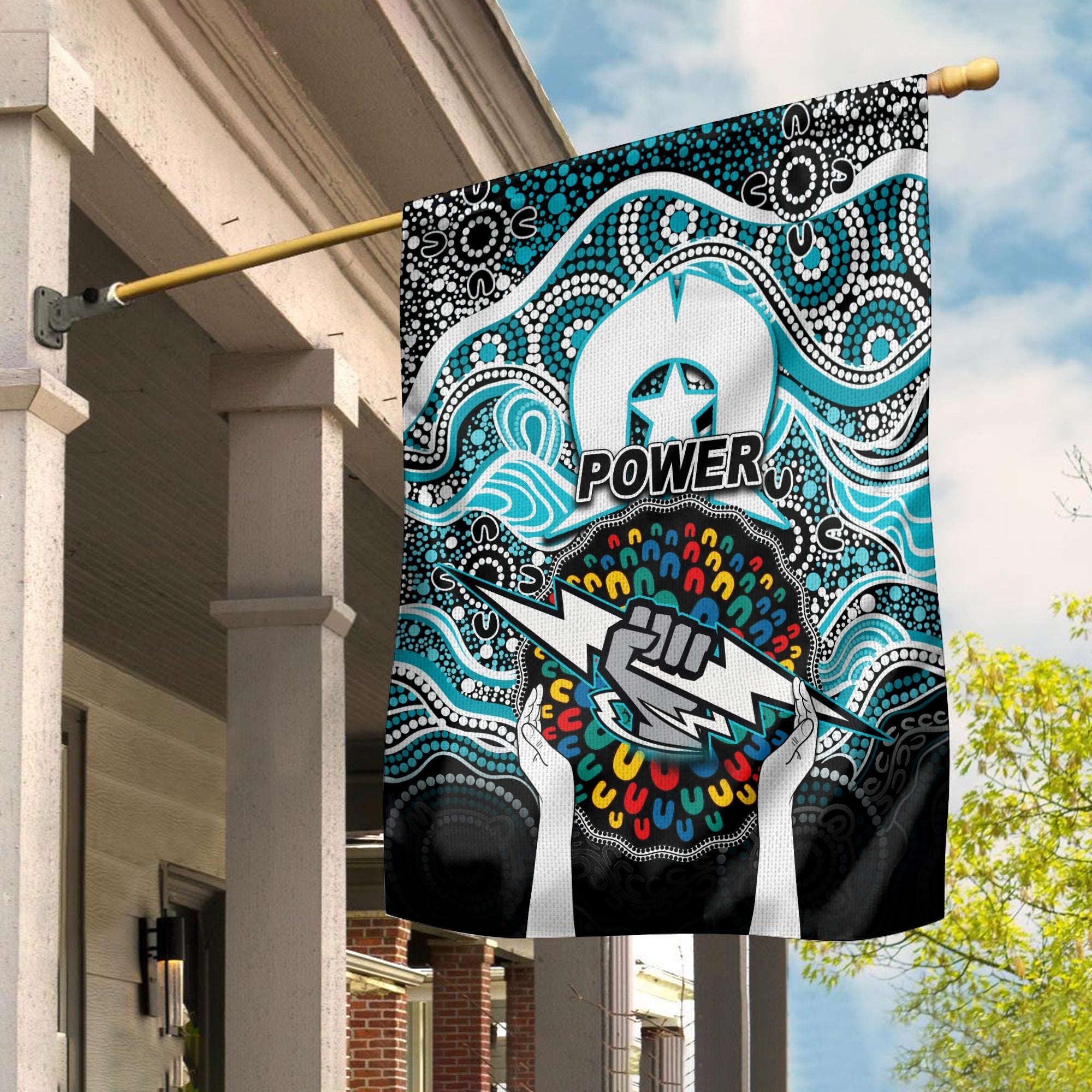 power-australian-football-naidoc-2022-patterns-flag