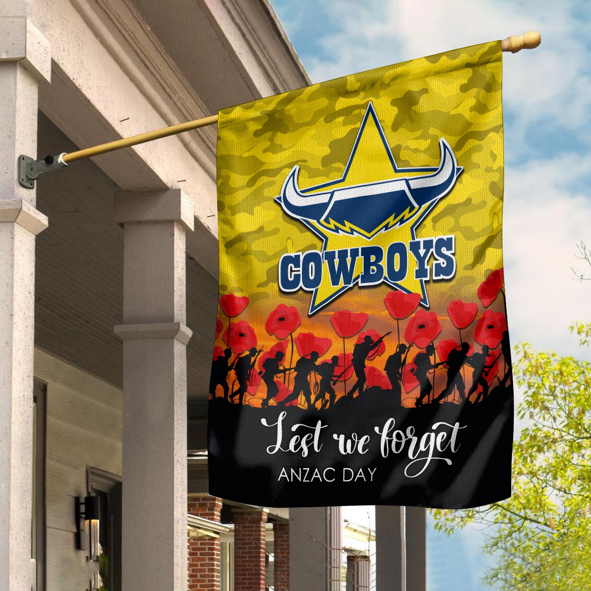 cowboys-anzac-day-army-flag