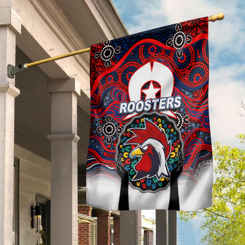 roosters-naidoc-2022-patterns-flag