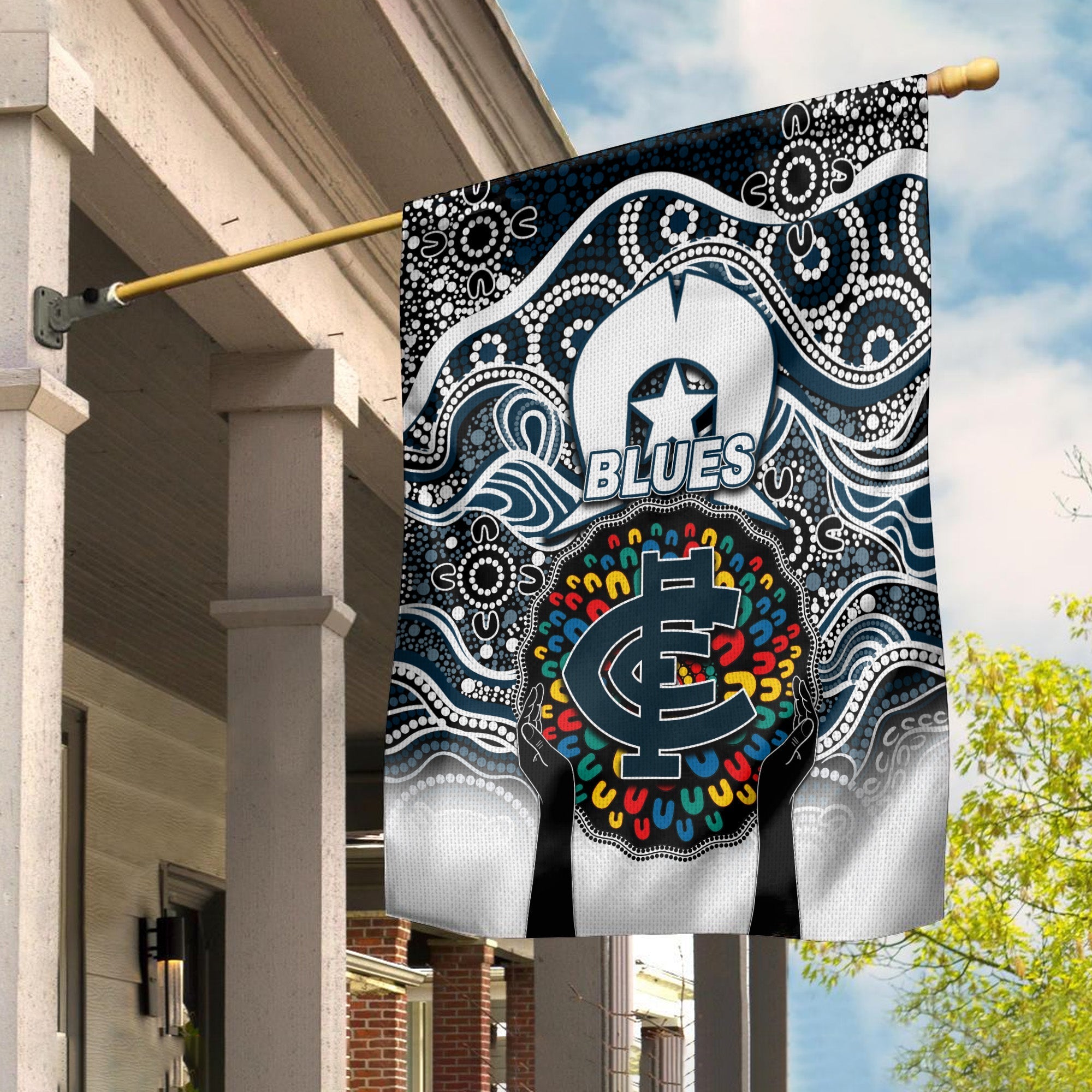 blues-australian-football-naidoc-2022-patterns-flag