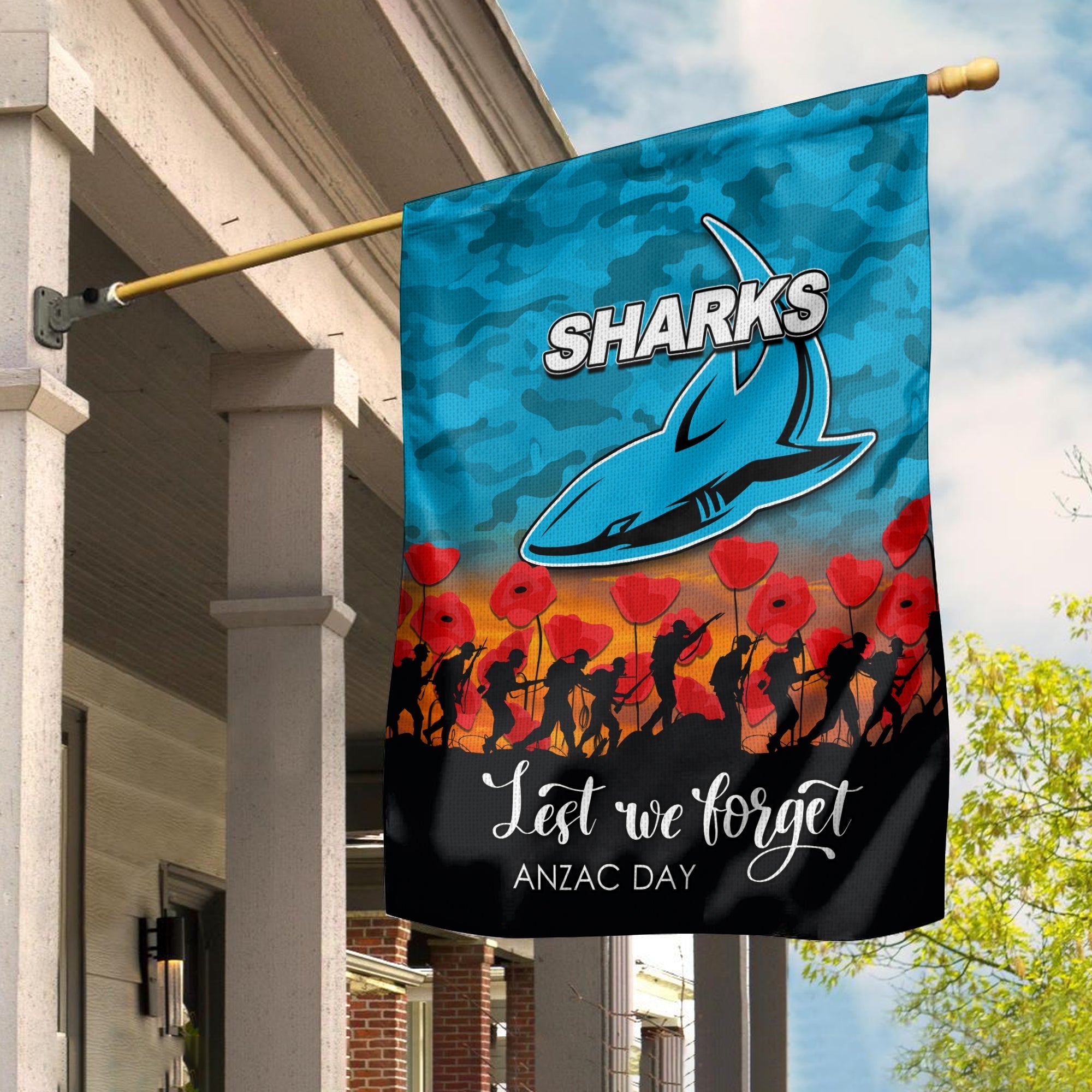 sharks-anzac-day-army-flag
