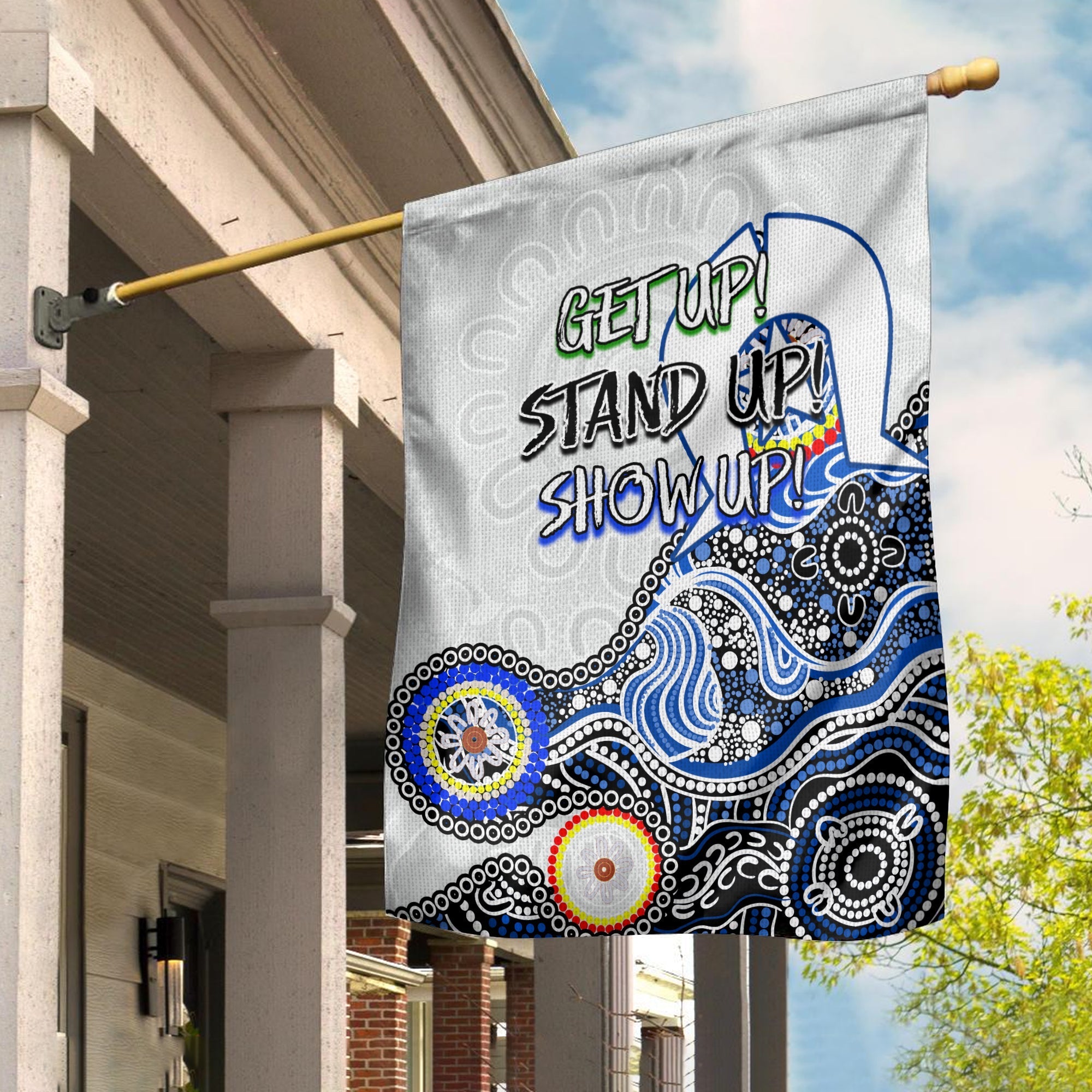 kangaroos-australian-football-naidoc-2022-flag