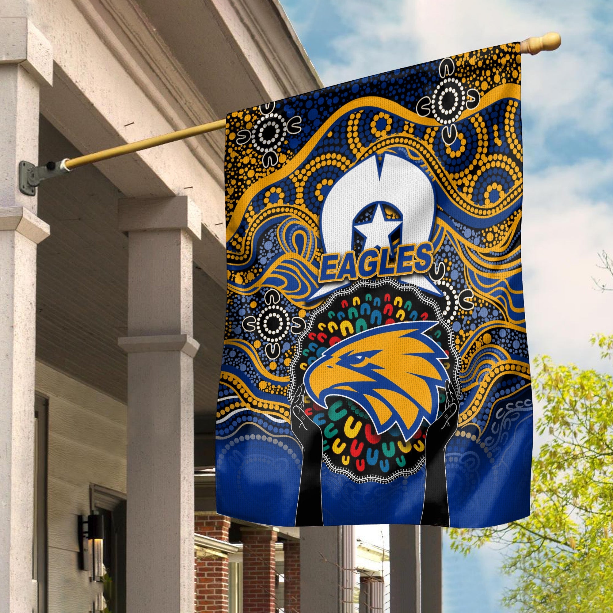 eagles-australian-football-naidoc-2022-patterns-flag