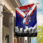 custom-personalised-sydney-roosters-anzac-2022-flag-simple-style-blue