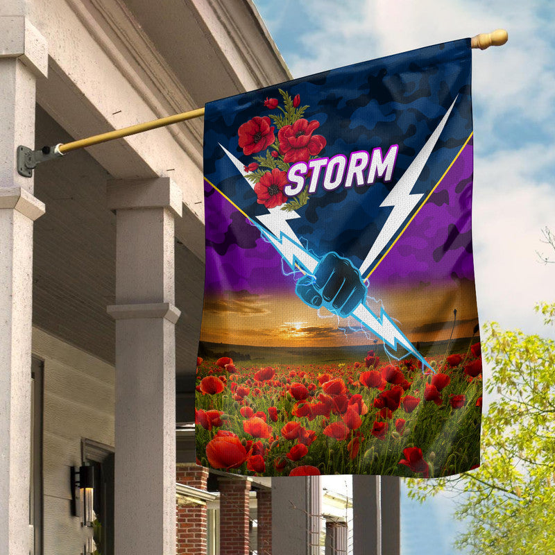 melbourne-storm-anzac-2022-flag-poppy-flowers-vibes