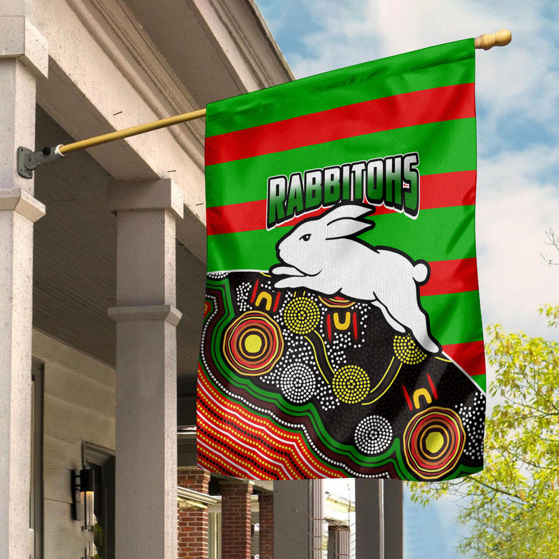 rabbitohs-rugby-flag-aboriginal-basic-style