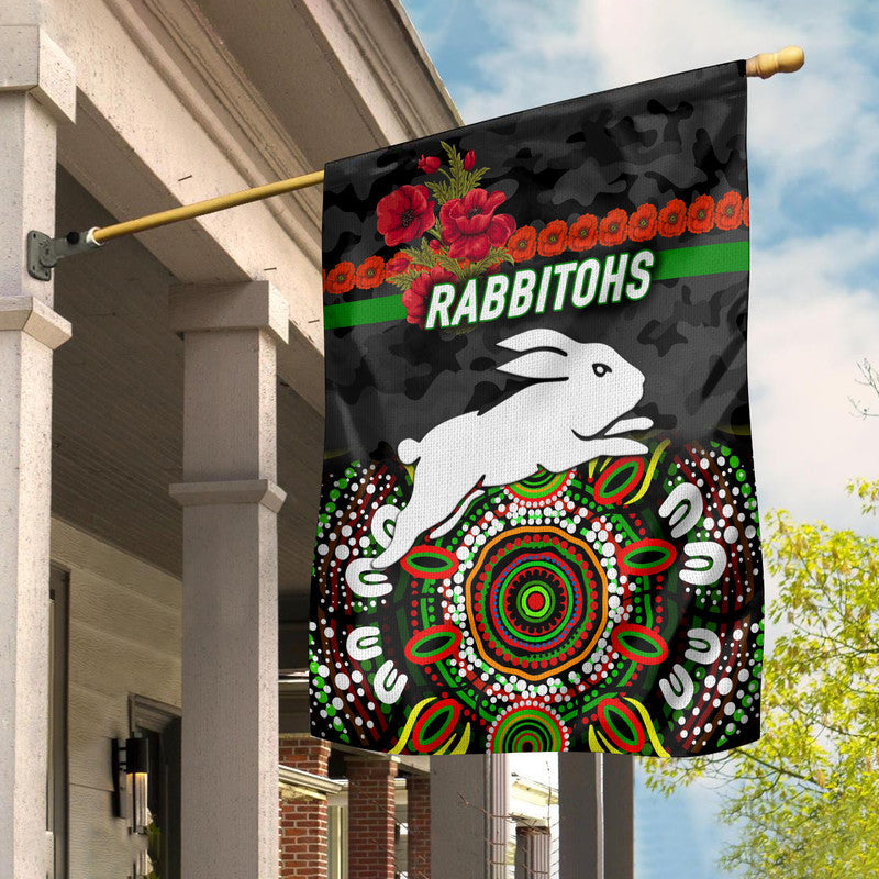 south-sydney-rabbitohs-anzac-2022-flag-indigenous-vibes-black