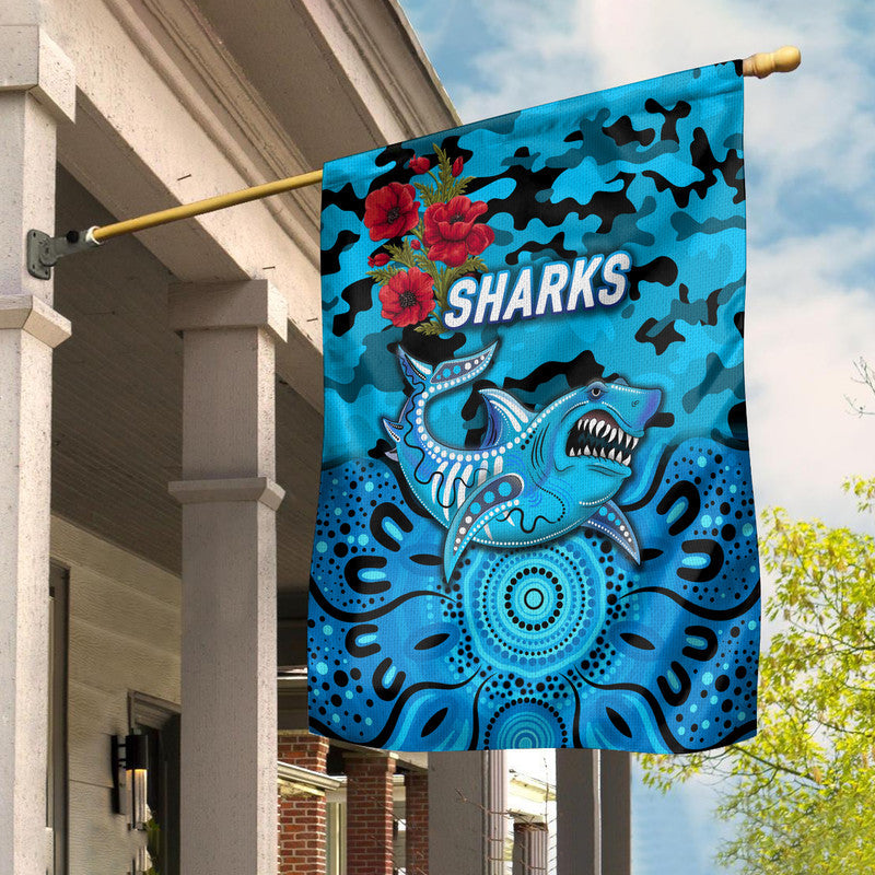 cronulla-sutherland-sharks-anzac-2022-flag-indigenous-vibes