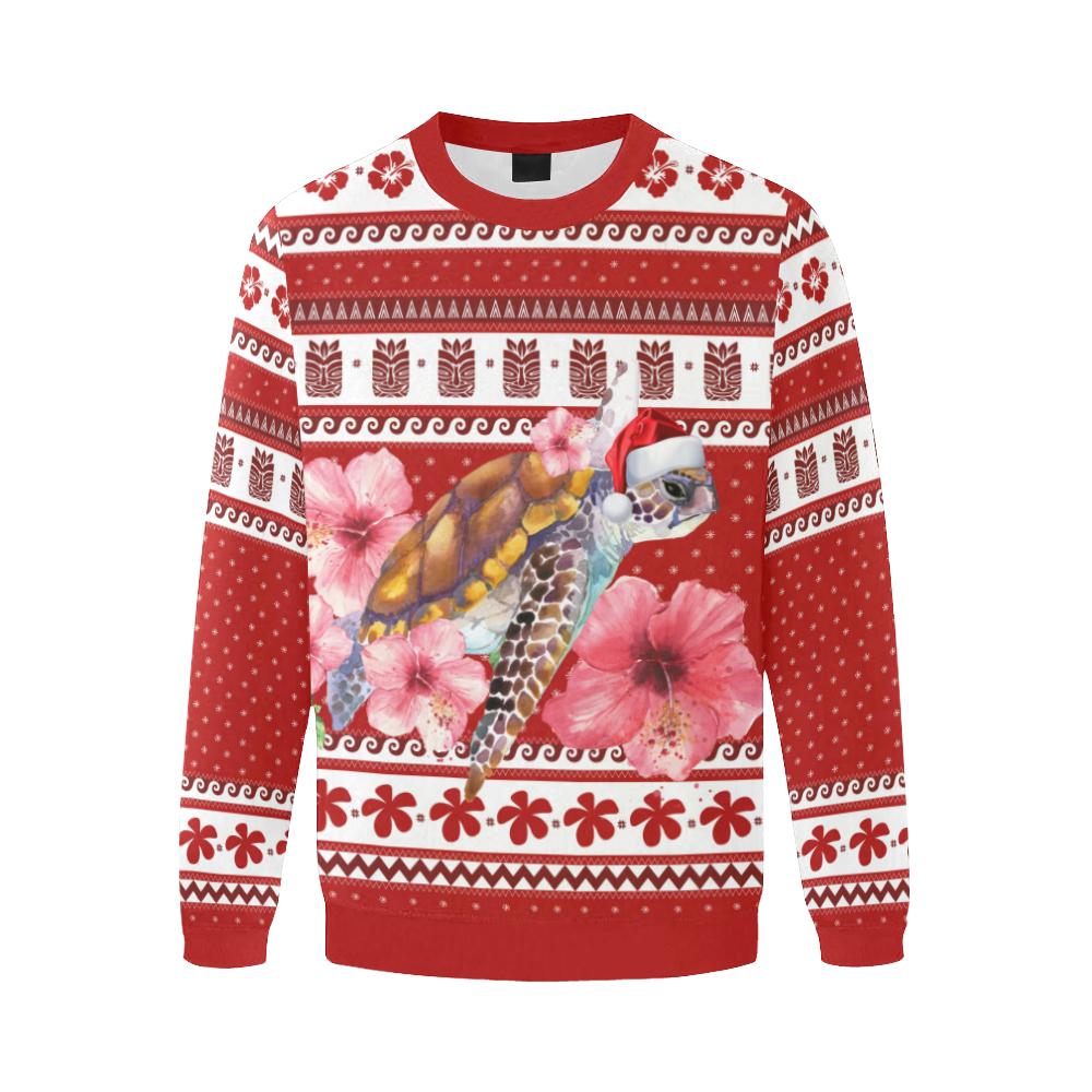 christmas-turtle-and-hibiscus-all-over-fleece-crew-sweatshirt