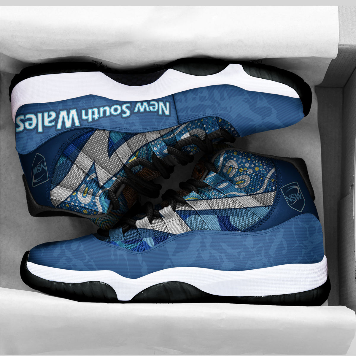 new-south-wales-rugby-league-team-high-top-basketball-shoes-j11-new-south-wales-blues-sport-state-of-origin-high-top-sneakers-j11