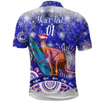 custom-personalised-australian-kangaroo-christmas-polo-shirt-original-style-blue