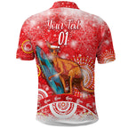 custom-personalised-australia-kangaroo-christmas-polo-shirt-original-style-red