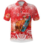 custom-personalised-australia-kangaroo-christmas-polo-shirt-original-style-red