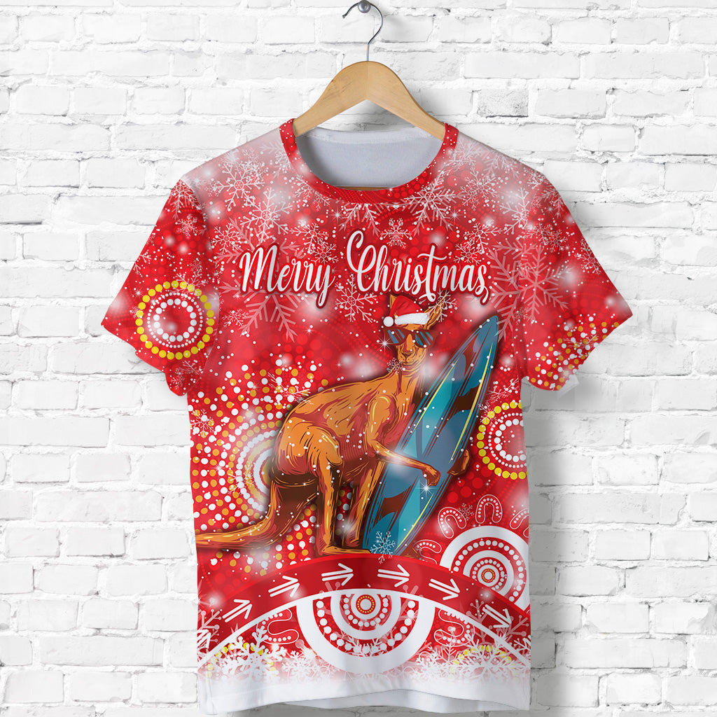 custom-personalised-australia-kangaroo-christmas-t-shirt-original-style-red