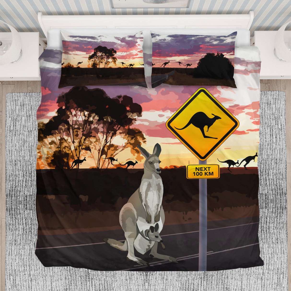 bedding-sets-kangaroo-bed-kangaroo-sign-landscape-art