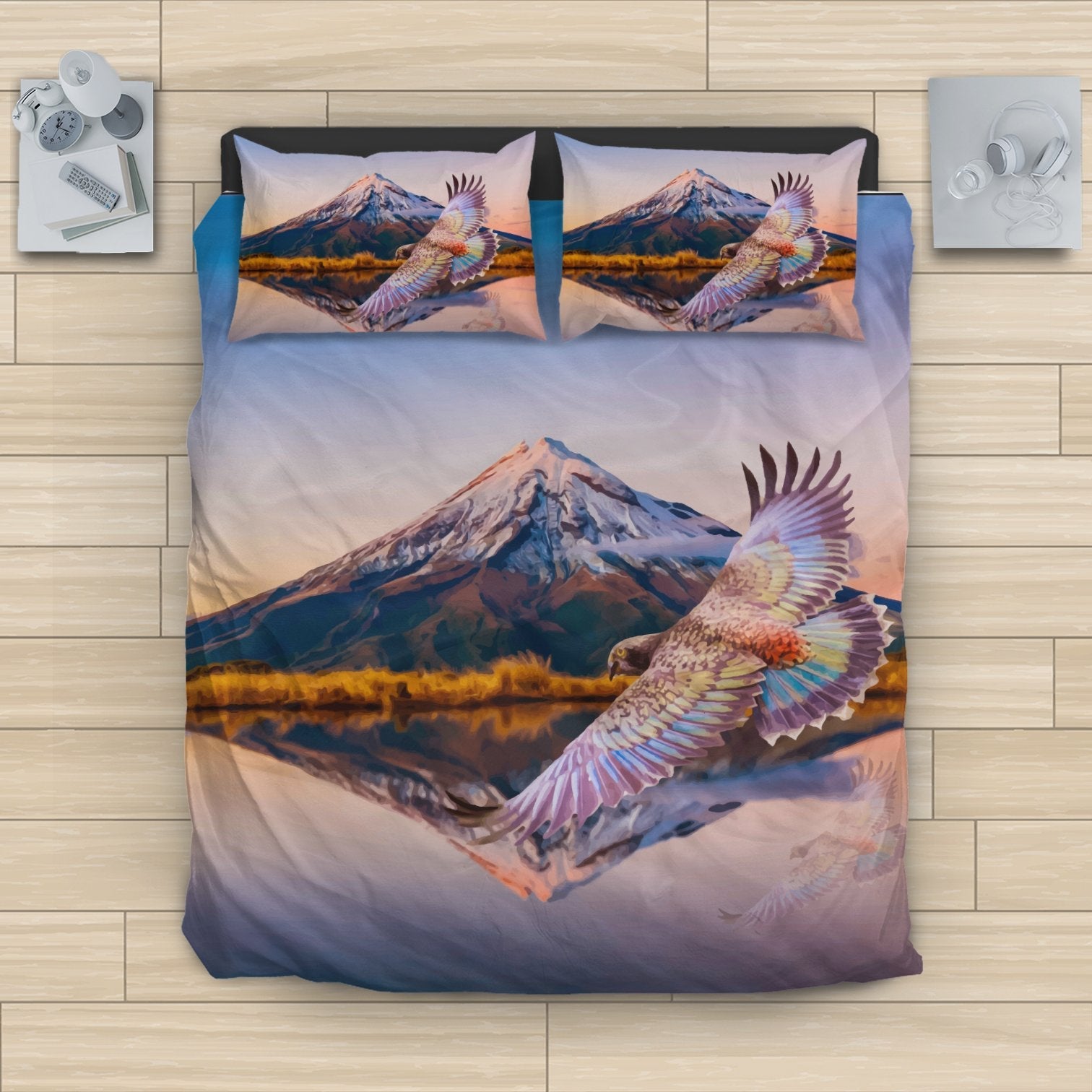 new-zealand-parrot-bedding-set-kea-bird