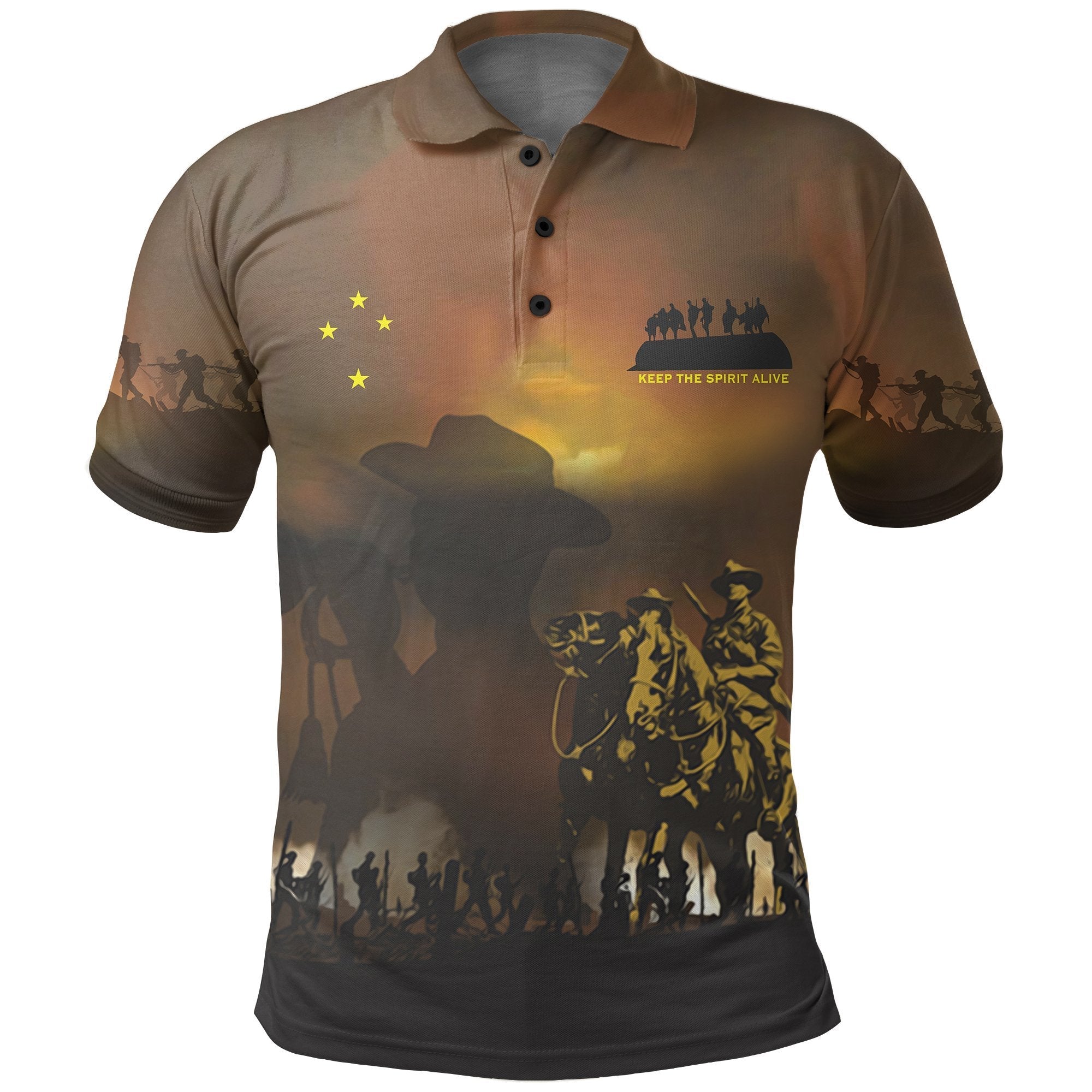 anzac-polo-shirt-keep-the-spirit-alive-golf-shirts
