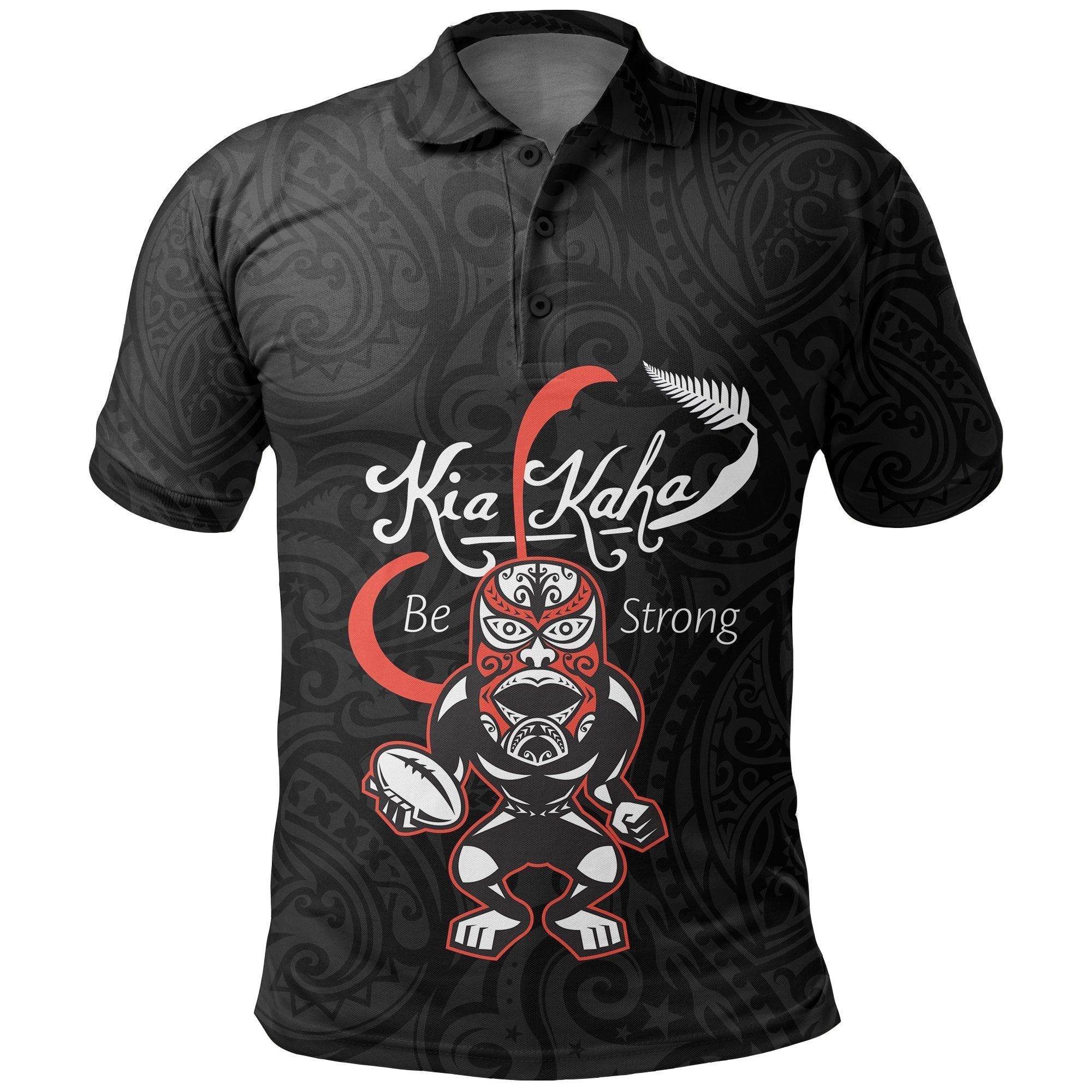 rugby-kia-kaha-be-strong-polo-shirt-black