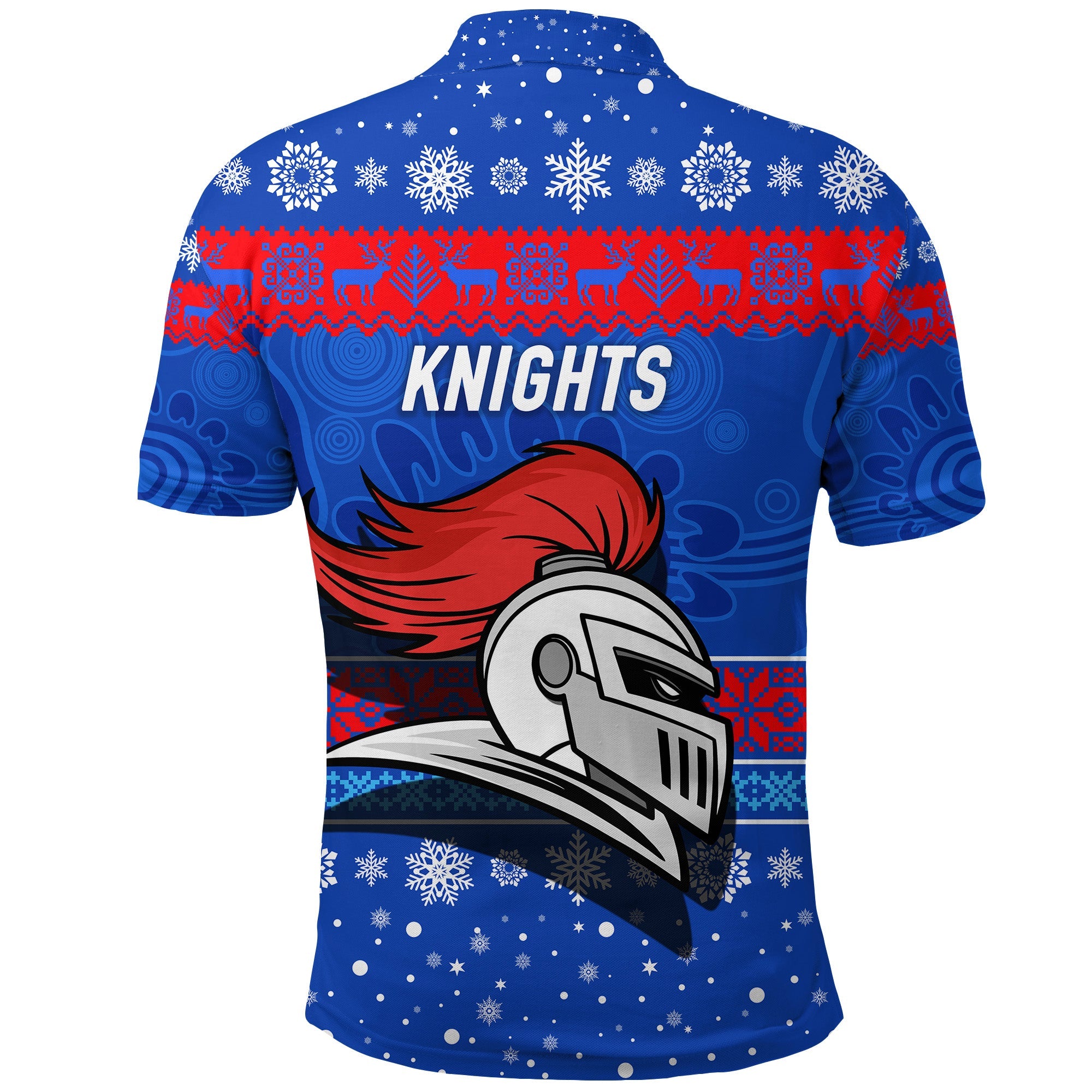 newcastle-knights-polo-shirt-christmas-simple-style
