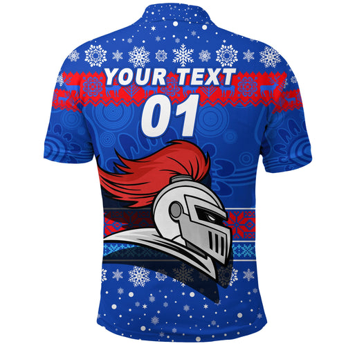 custom-personalised-newcastle-knights-polo-shirt-christmas-simple-style