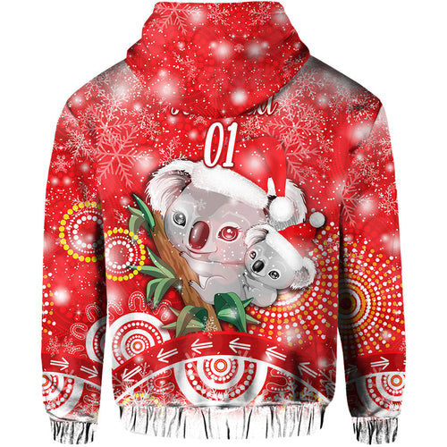 custom-personalised-australia-koala-christmas-zip-hoodie-original-style-red