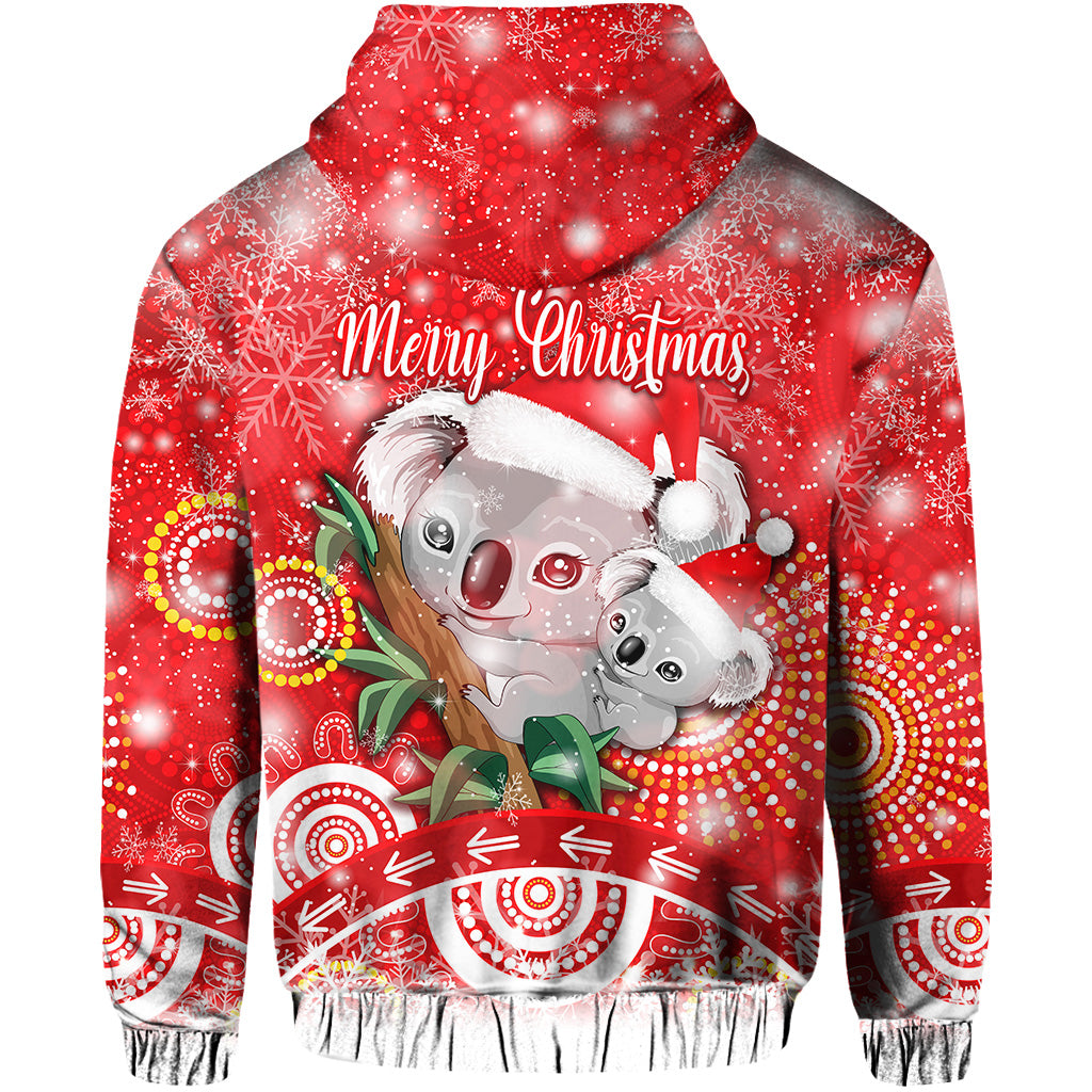 australia-koala-christmas-zip-hoodie-original-style-red